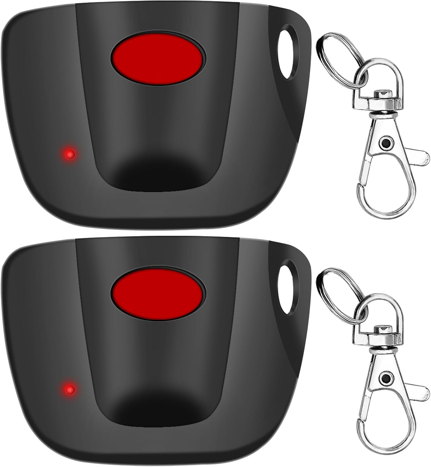 2-Pack Only 300MHz 10 dip Switch for Multicode Garage Gate Door Opener Remote Control, Replacement for 3089,3070,3060,308911,MCS308911,MCS306010,MCS3070 Gate Clicker with Keychain.