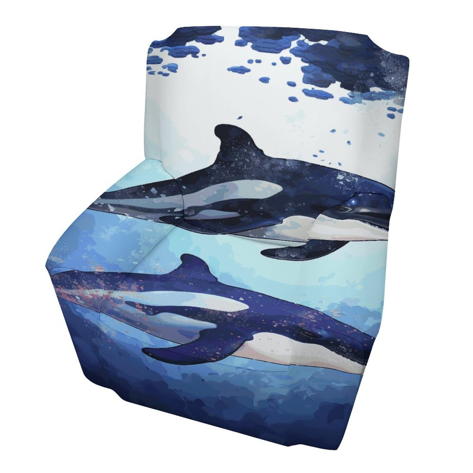 Fekiloot Style Orca Killer Whale Couch Cover Sofa Cover Sofa Slipcover