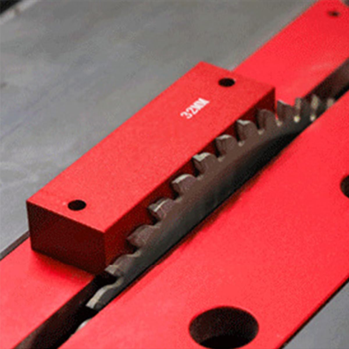 Lot de 9 Blocs de jauge de Hauteur pour Le Travail du Bois, Ensemble de Cales de Mesure pour scie à Table en Alliage d'aluminium, Blocs de Mesure pour Une Hauteur d'outil Rapide et précise