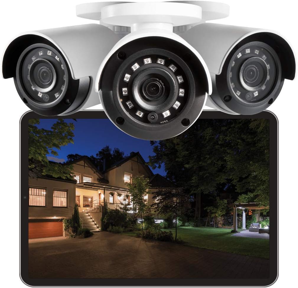 Up To 60% OFF Lorex 4K Indoor/Outdoor Analog Wired Security Camera System, Ultra HD Bullet Cameras with Motion Detection Surveillance, Color Night Vision & Smart Home Compatibility, 3TB 16 Channel DVR, 16 Cameras Super Deal Product Lorex 4K Indoor/Outdoor Analog Wired Security Camera System, Ultra HD Bullet Cameras with Motion Detection Surveillance, Color Night Vision & Smart Home Compatibility, 3TB 16 Channel DVR, 16 Cameras