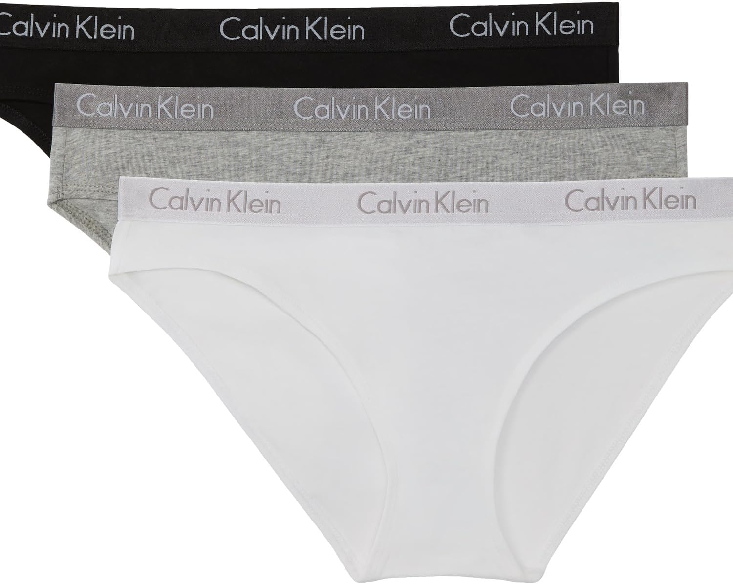 Calvin Klein womens Motive Cotton Multipack Bikini Panty 3 Pack