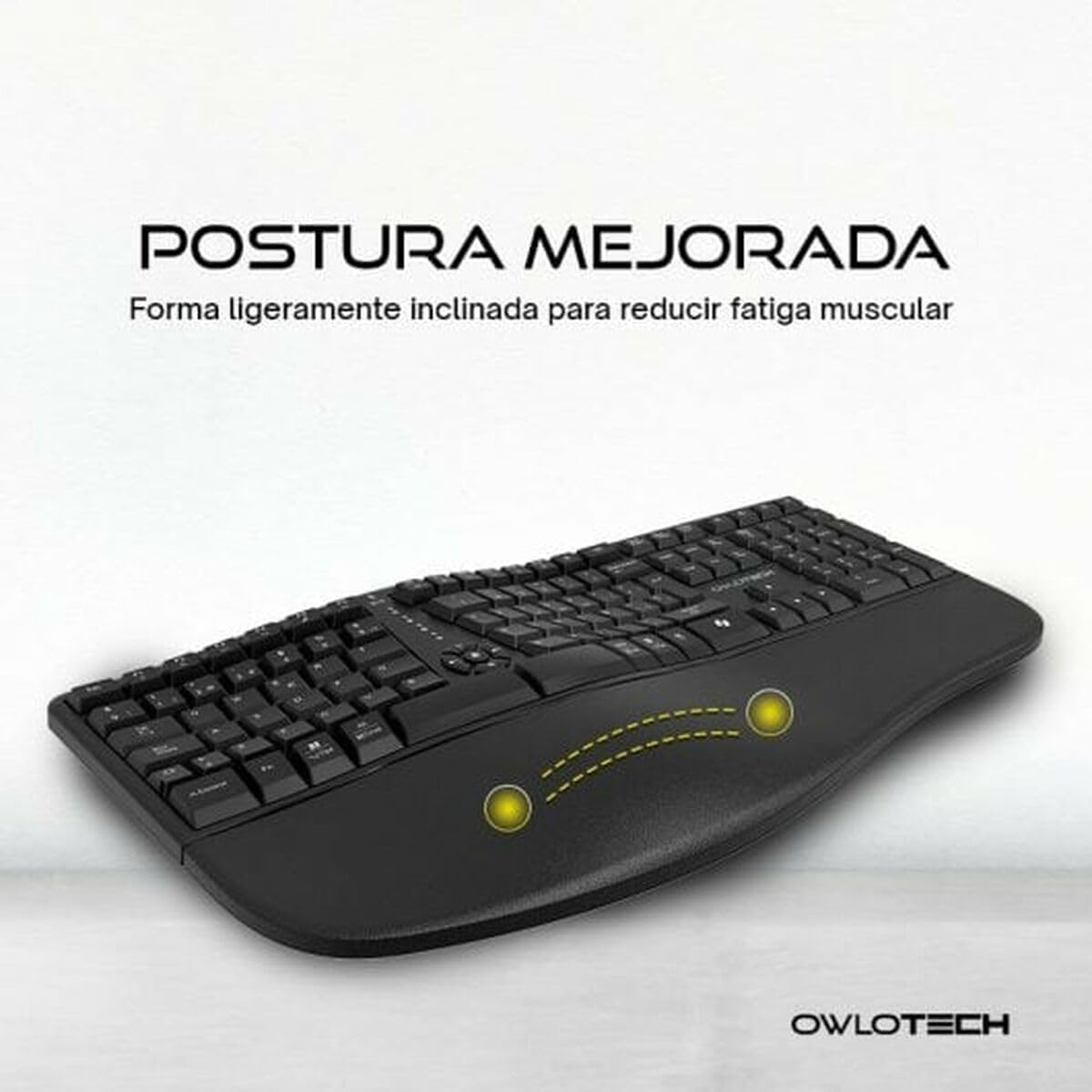 Improved Posture with Owlotech EK500 Keyboard