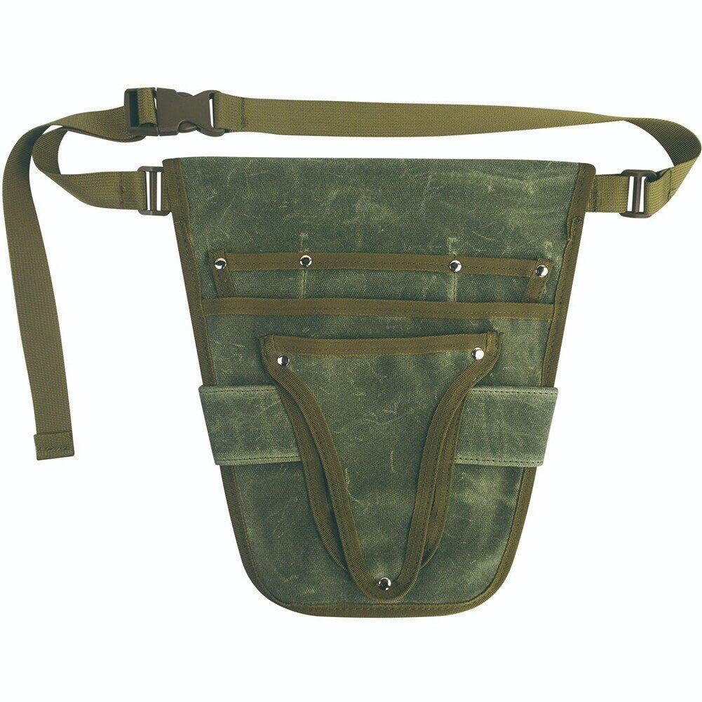 Pochette de ceinture pour outils réglable et multipoche pour le jardin