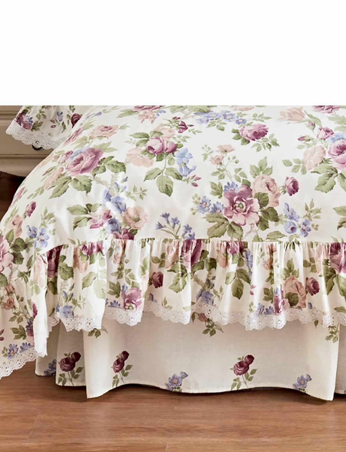 Vantona Multi Victoria Floral Fitted Valance Sheet Luxuriously Soft Comfort & Premium Long Lasting Quality Timeless Beauty Elevate Your Bedroom