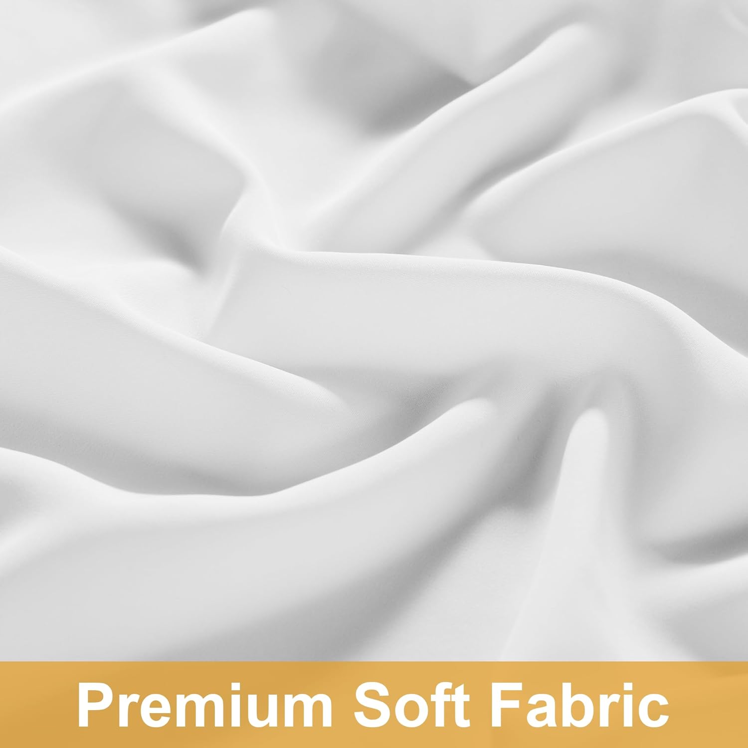 RYB HOME 2 Panels Door Curtains Bundle Sheer Door Curtain