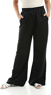 JAMILA Womens Elegant Loose Fit Pants with Pockets Elegant Loose Fit Pants with Pockets