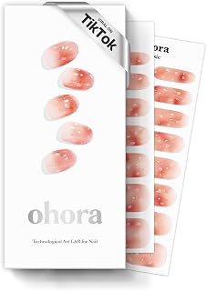 o Semi-Cured Gel Nail Strips (N Apple Cider) - Works with all UV nail lamps, salon quality, long service life - Includes 2 preparation pads, nail file and stick