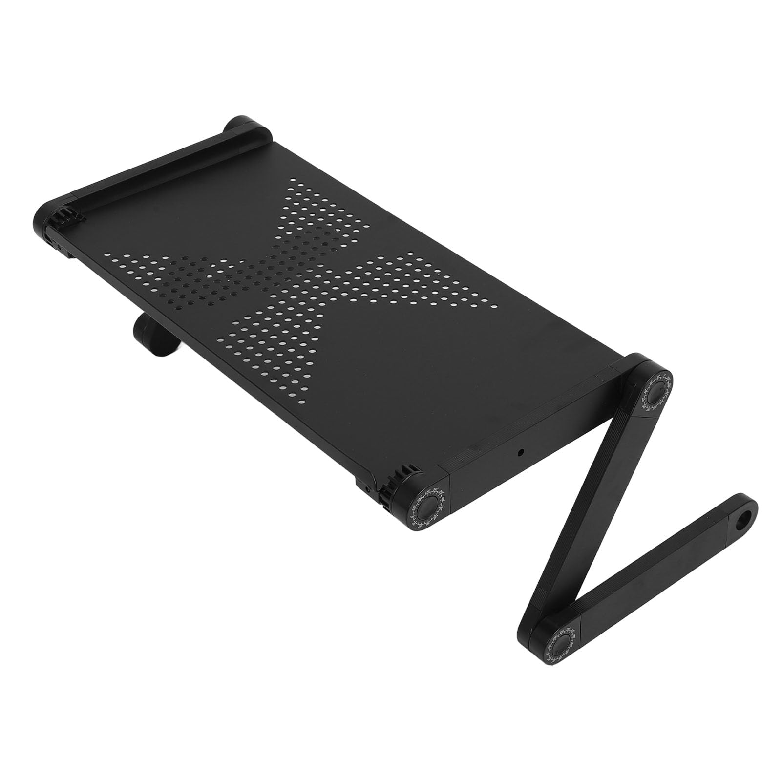 Acouto Supporto per Laptop in Alluminio in Lega 360 Gradi Porta del Taccuino Pieghevole Pieghevole 480x260mm Base Senza Soluzione di continuità (BLACK)