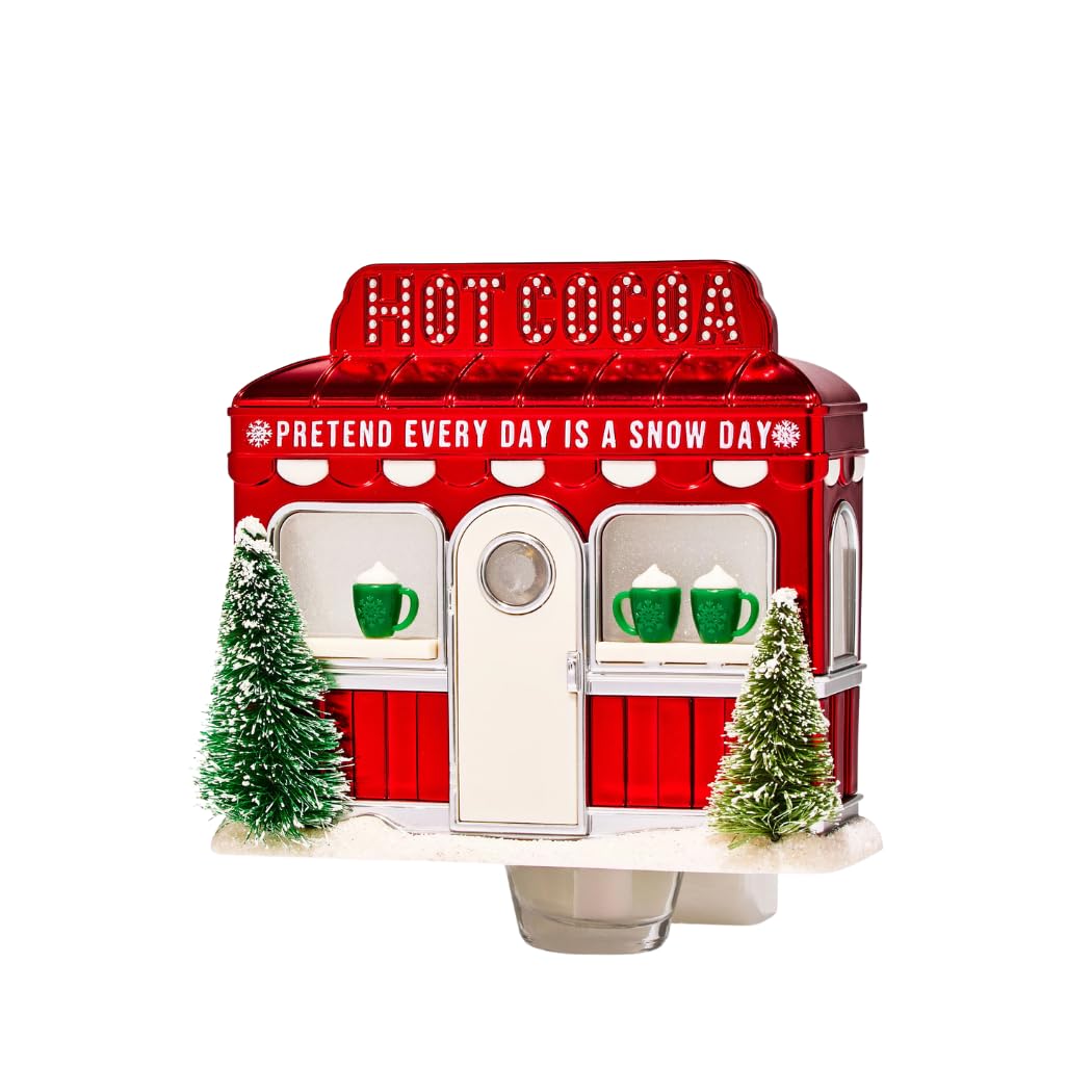 Bath & Body Christmas Cocoa Stand Nightlight Wallflowers Fragrance Plug