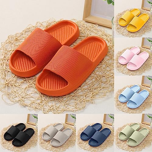 Womens Open-Toed Slip On Shoes Dressy Casual Comfy Indoor Outdoor Women Shower Slippers Fall House Bathroom Shoes3