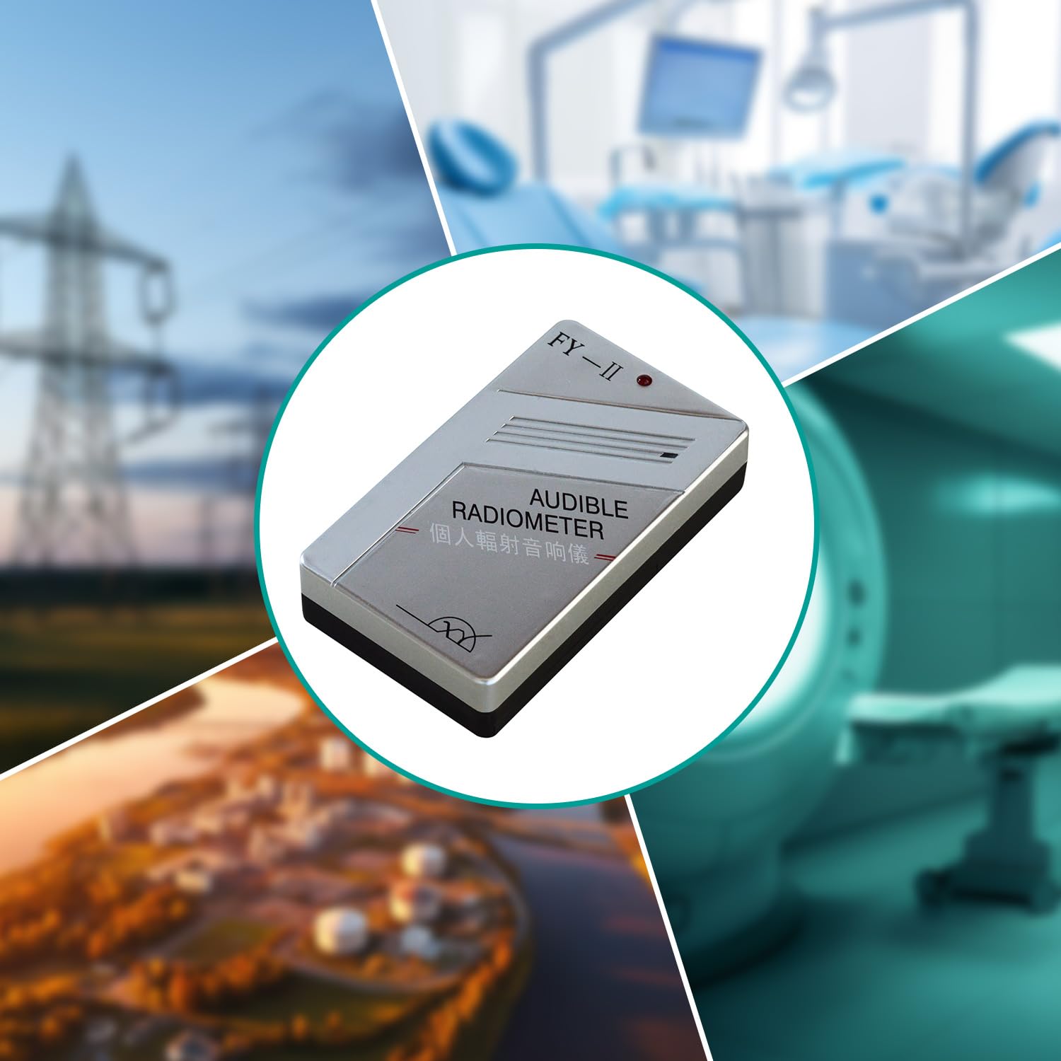 Radiation Detector, EMF Meters, X γ Nuclear Radiation Detection and Dosimeter Measurement, Audible Personal Radiometer for Radiation Field and Measurement Range