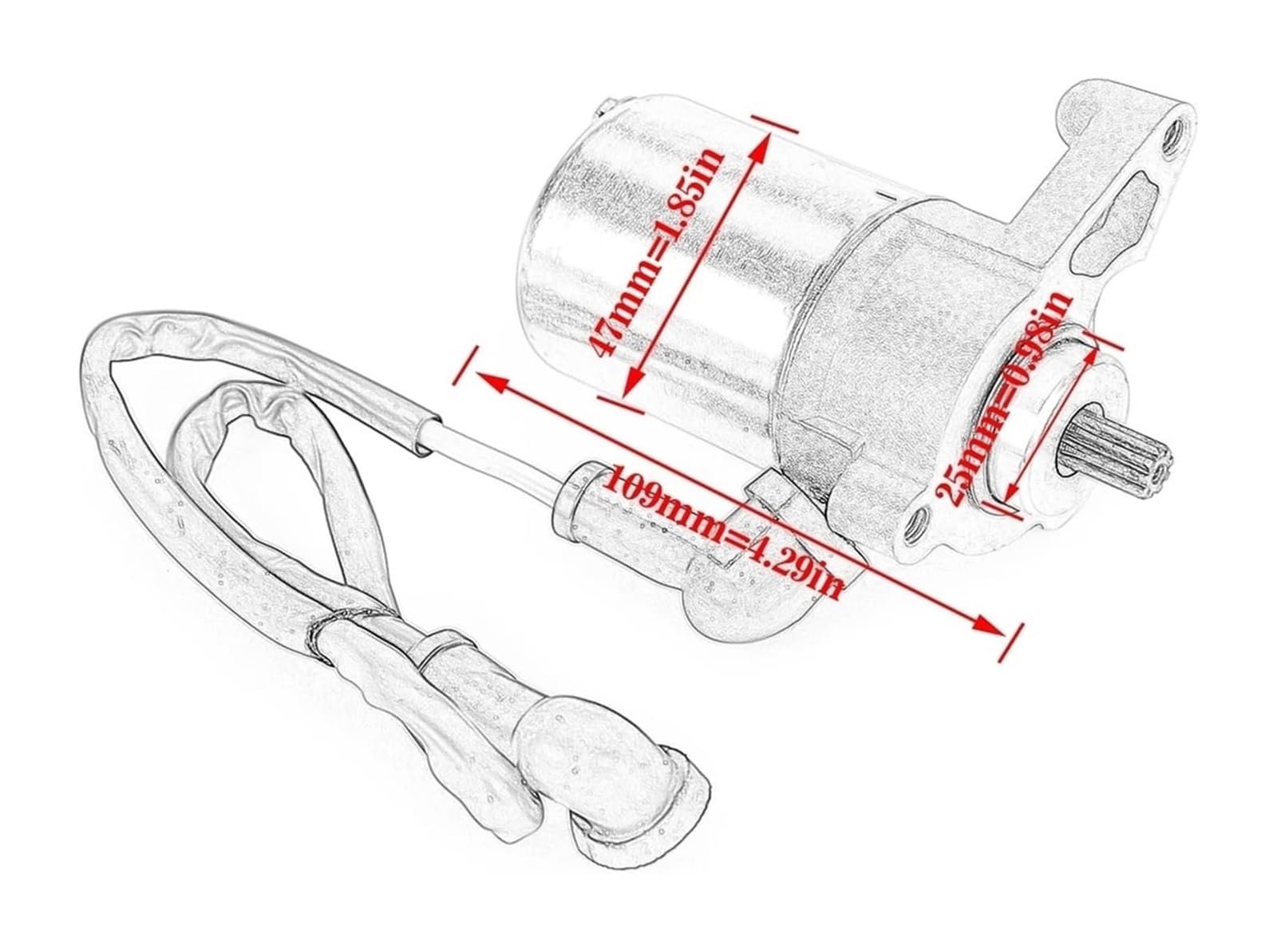 Motor Generador para DT125R DT125X para TDR125 para TDR125N para TZR125 Motor De Arranque 3MB-81800-02 4FL-81800-00 5AN-81800-00
