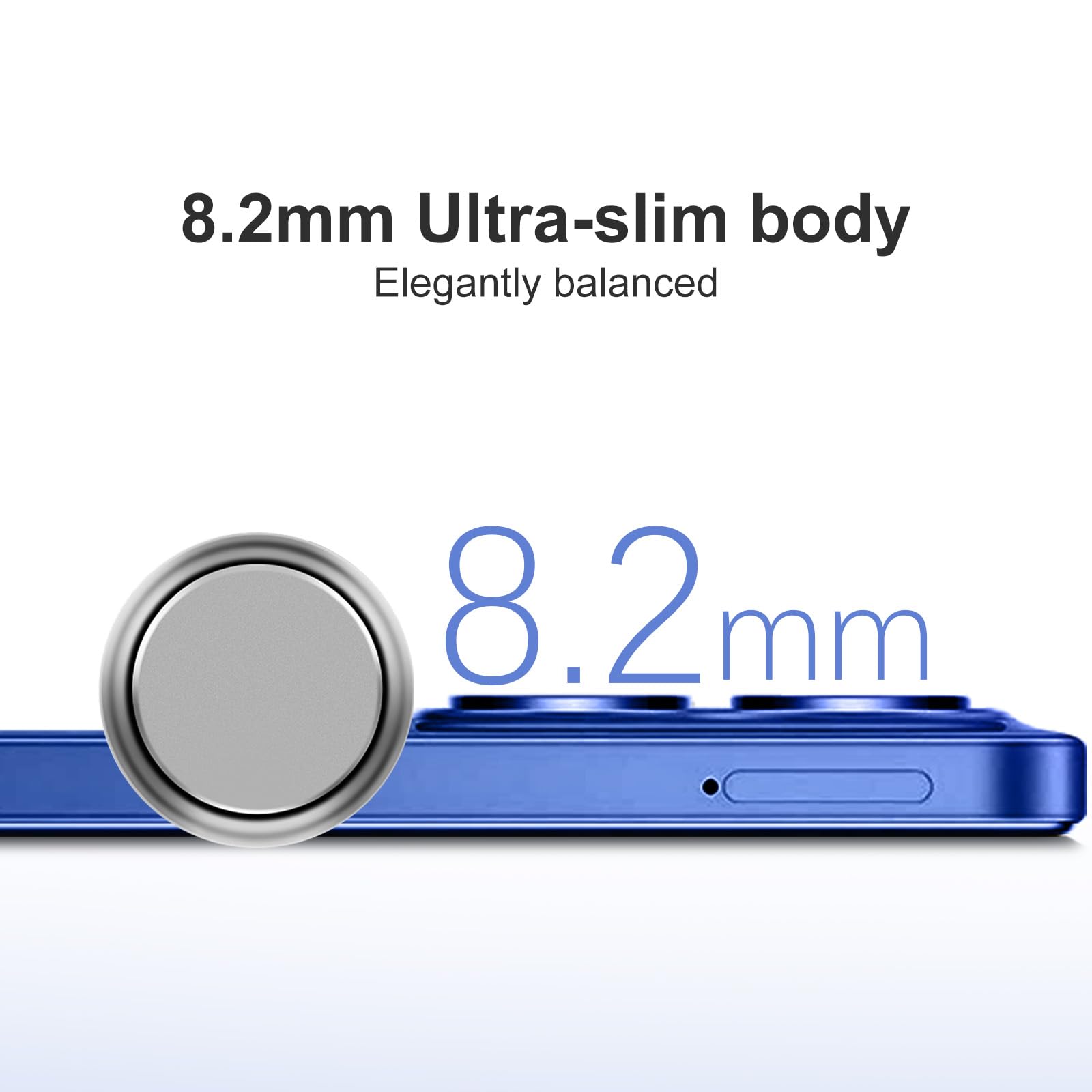 XIAOMI Redmi 15C 4+128GB Smartphone, Display 6.9" HD+ 120Hz, Batteria 6000mAh, Processore Octa-Core, Fotocamera 50MP, HyperOS 2, Blu, Include Custodia Protettiva