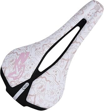 Road Bike Seat, Mountain Bike Saddle - Comfortable Bicycle Seat for Men, Reflective Ergonomic Waterproof Shock Suction Breathable Cushion Pad Outdoor Fitness Recumbent for Exercise