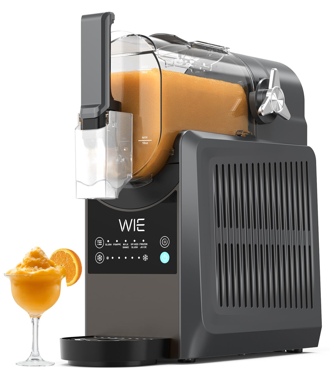 WIE Slushie Machine for Home, 88oz Slushy Machine No Ice Needed with 5 Presets, Shaved Ice Machine Self-Cleaning, Frozen Drink & Smoothie Maker Machine for Margaritas, Frappés, Cocktails & More ( Slightly Used)