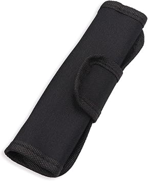 Portable Oxford Cloth Roll Tool Storage Bag Functional Organizer for Pliers Screwdrivers Reciprocating SawBlades, Unfolded 181*181mm Rolled 181*58mm