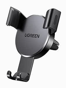 UGREEN Supporto Auto Per Telefono - Clip Per Bocchette, Girevole 360&deg;, Per IPhone, Galaxy, Xiaomi