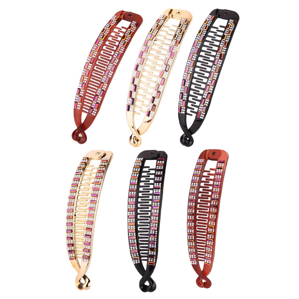 Pince à cheveux queue de poisson strass pour accessoire coiffure mariage et soirée - 2