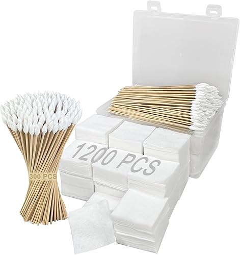 Miniatura 1 de Guyuyii Suministros de limpieza para pistolas  Parches de limpieza de pistola sin pelusa de 2 pulgadas y hisopos de limpieza de pistola de bambú de