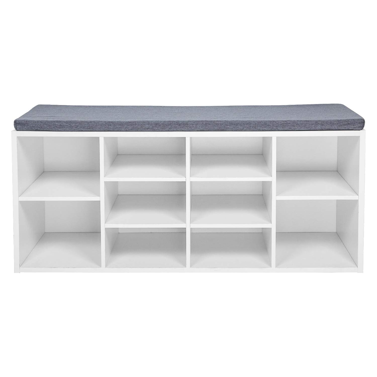 Meerveil Shoe Bench With Seat,Hallway Wooden Shoe Storage