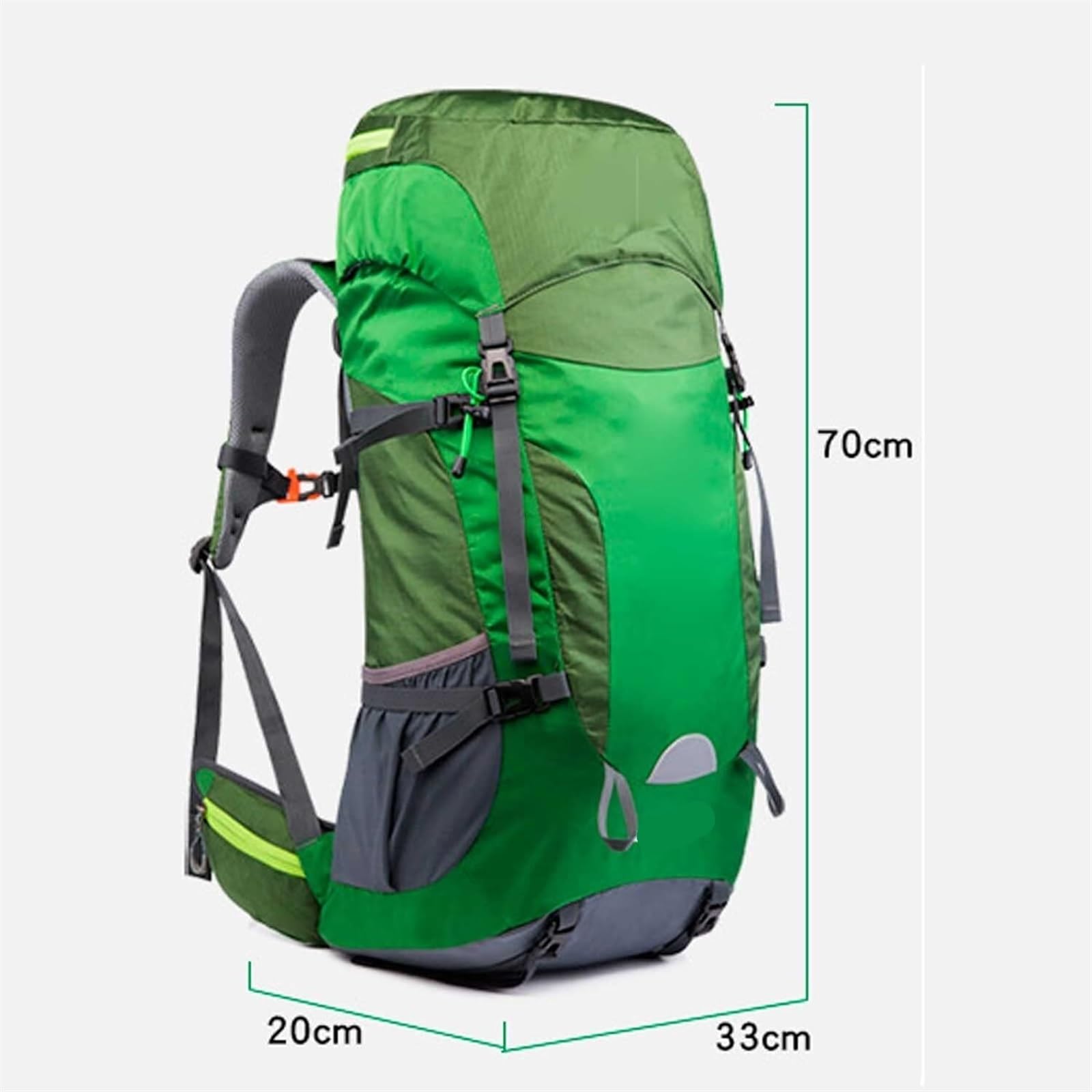 Plecak Turystyczny Plecak Trekkingowy Lekki Plecak Turystyczny O Pojemności 55 Litrów, Unisex, Wodoodporny, Wodoodporny, Podróżny Torba Alpinistyczna