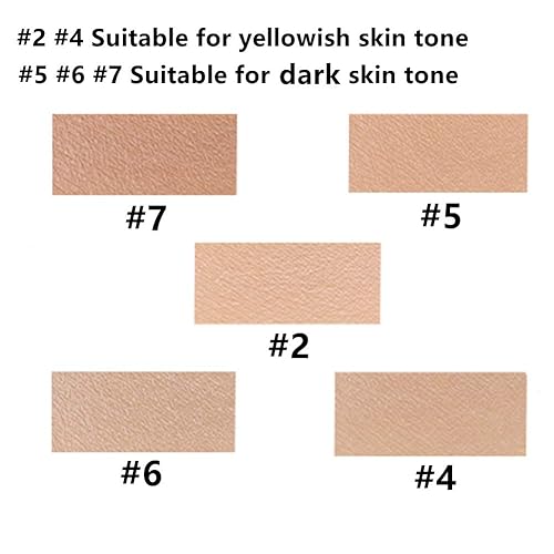 Miniatura 4 de Base de maquillaje MISS ROSE suave, base líquida para el rostro, corrector cosmético efecto mate, crema protectora solar, base de cobertura completa