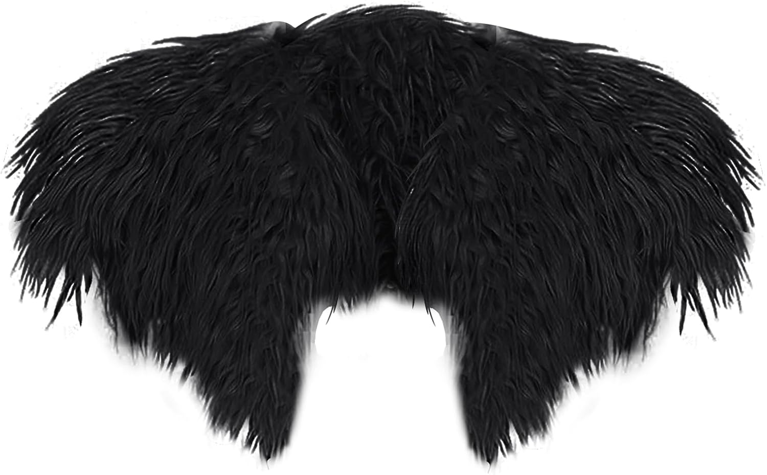 Women Faux Fur Shawl Shrug Queen Viking Halloween Cosplay Shoulder Wrap Collar Scarf Cape Medieval Costume Cloak - Image 3