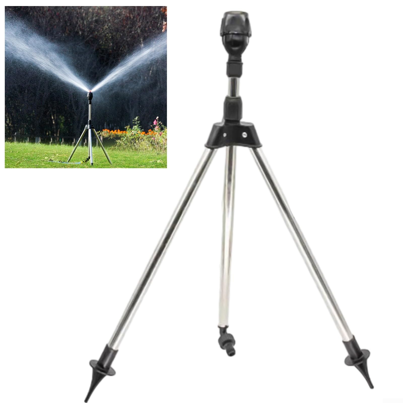 Arroseur Rotatif Pour Pelouse, Grande Surface, Arroseur D'eau Pour Jardin, Cour, Pelouse, Tuyau Oscillant, Système D'irrigation Rotatif à 360 Degrés Pour Gazon Extérieur (vert