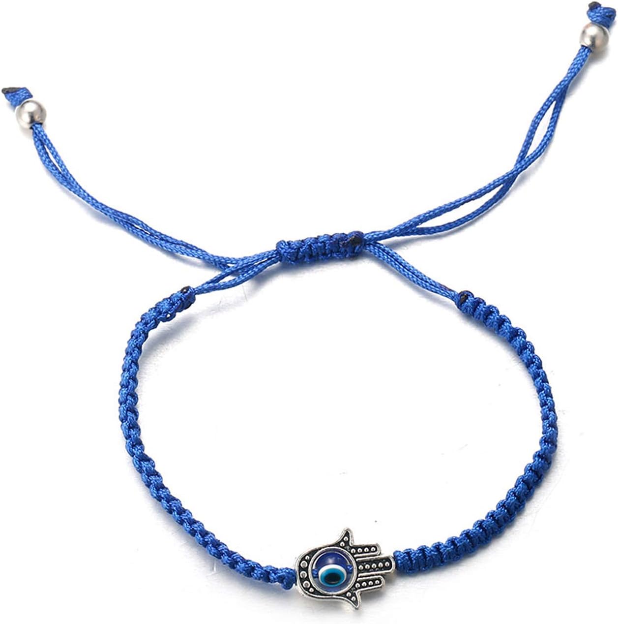 Halukakah Evil Eye Bracelet for Women Men Handmade Braid Red Blue Black String Size Adjustable Protection Mal de Ojo Jewelry with Free Giftbox - Image 3