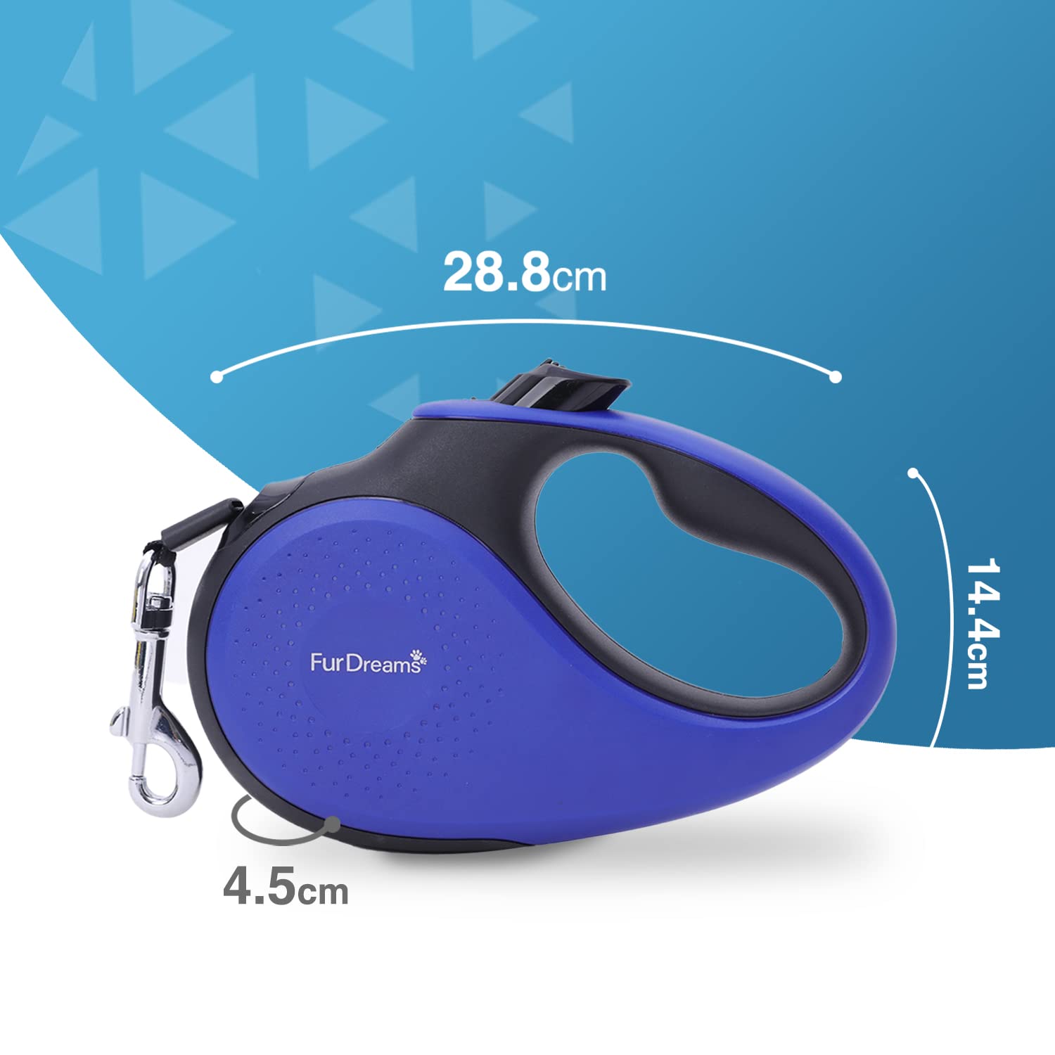 Guinzaglio Estensibile Per Cani E Gatti - Fino A 12kg, Allungabile 5 Metri, Impugnatura Ergonomica - Foto 10