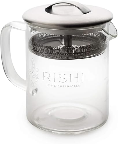 Rishi Tea - Tetera de hoja suelta 135fl onzas 400 ml porción individual