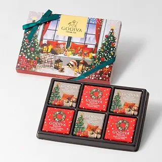 クリスマス ゴディバ（GODIVA）ブッシュ ド ノエル カレアソートメント（6枚入） チョコレート 冬ギフト お歳暮