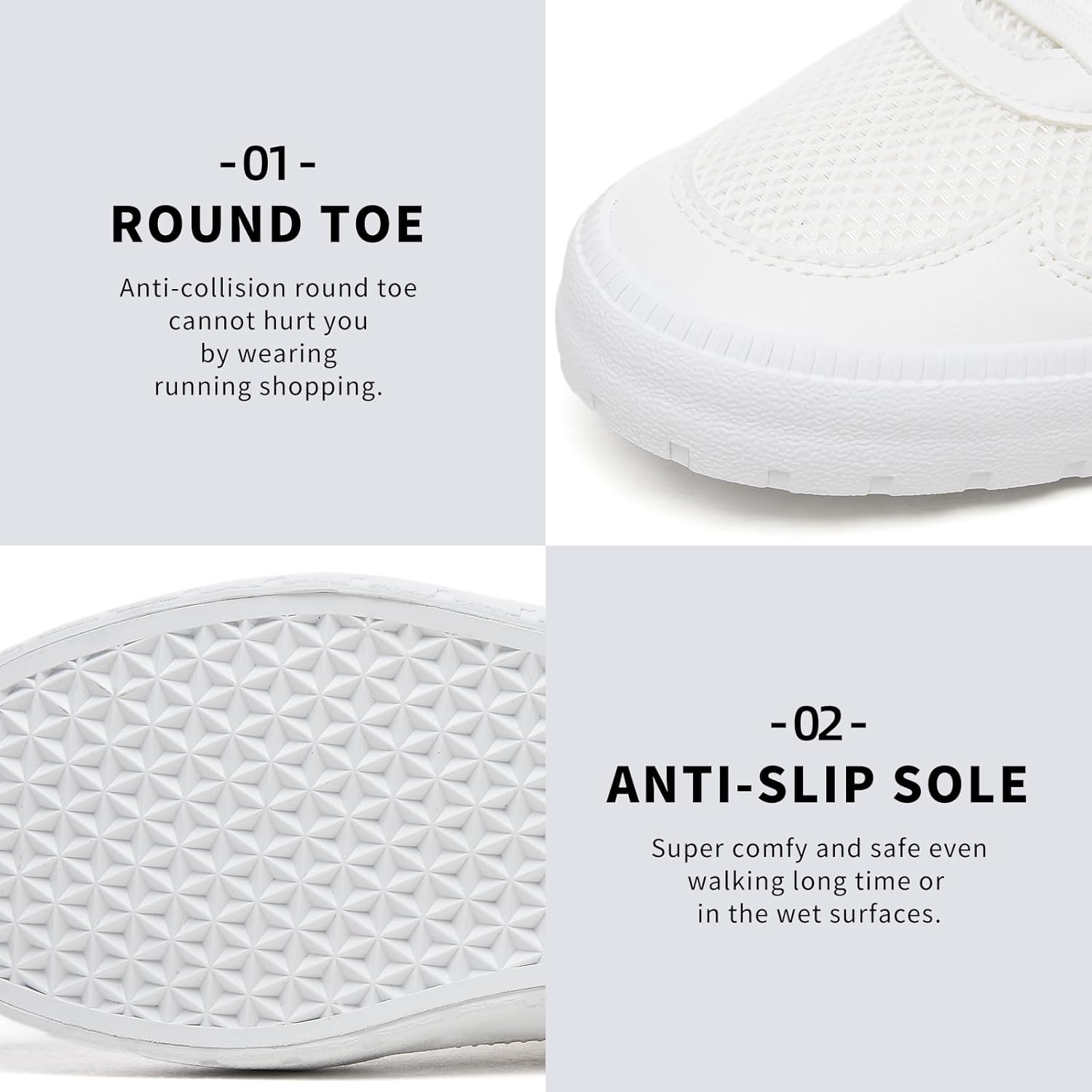 FRACORA Womens White Tennis Shoes Low Top PU Leather Sneakers Lace Up Walking Shoe - Image 5