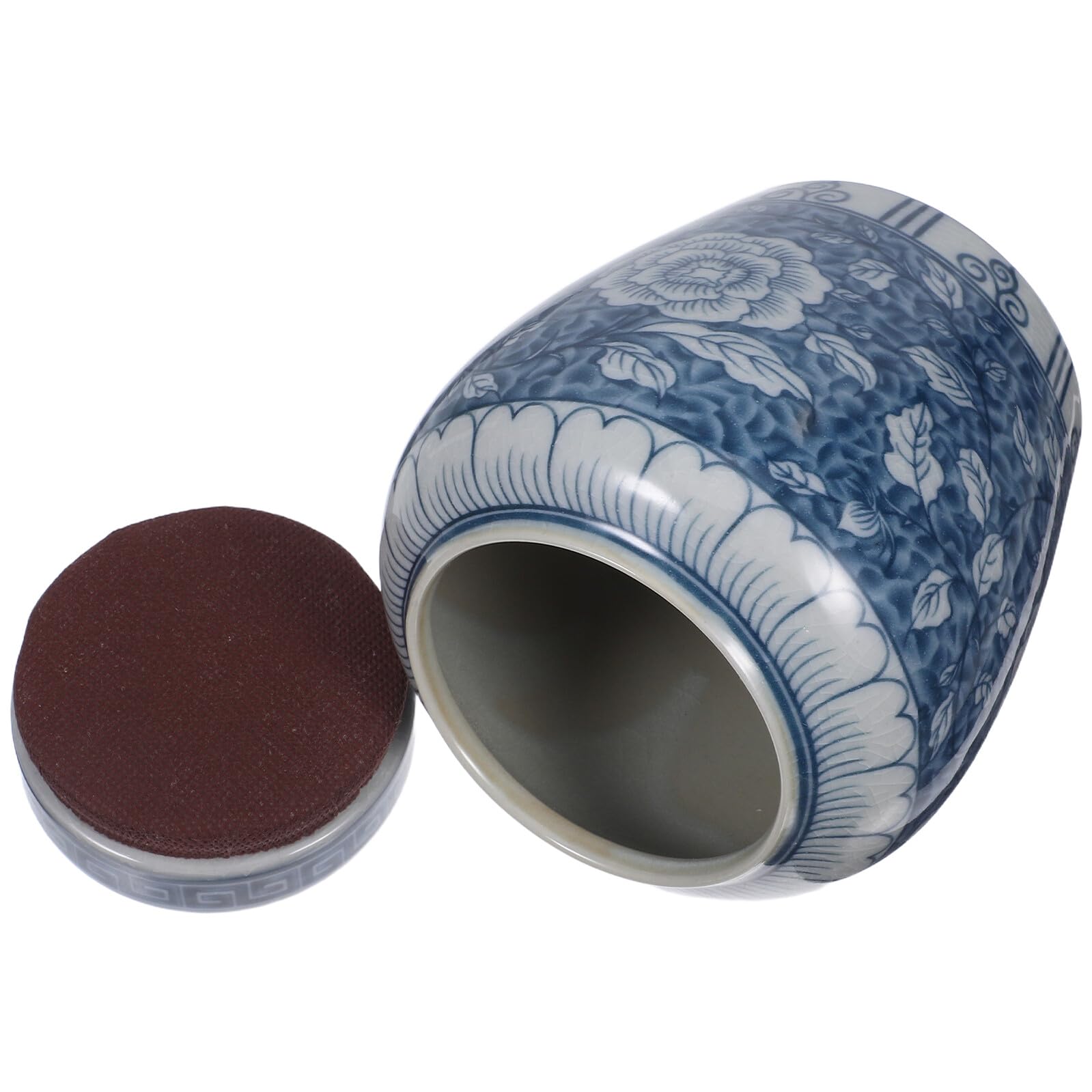 Luftdichte Keramik Teedose 800ml mit Elegantem Blau Weißem Porzellan und Versiegeltem Deckel für Dekorative Aufbewahrung und Geschenk zur Einweihung