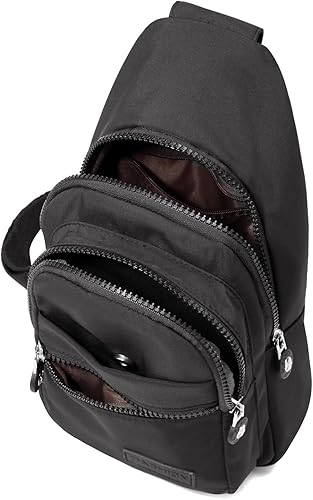 Miniatura 3 de EVANCARY - Mochila pequeña tipo bandolera para mujeres y hombres, mochila de pecho tipo bandolera para viajes, senderismo y actividades al aire libre