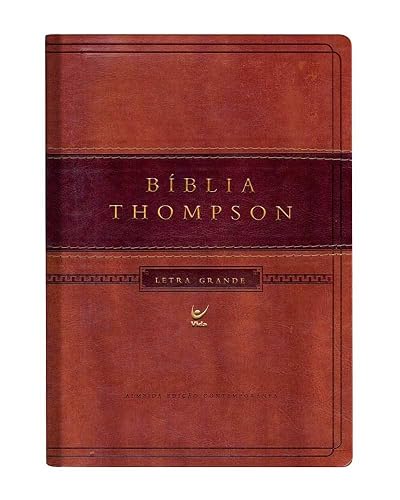 Bíblia Thompson - AEC - Letra Grande - Marrom e Café - Com Índice