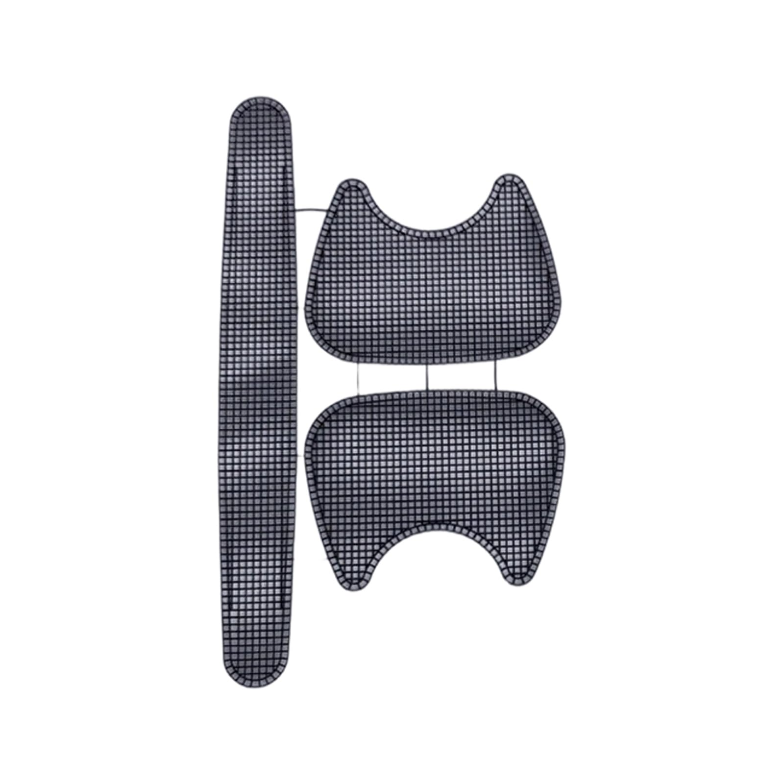 hogtnd Plastic Grid Template for Cutting Fabric in A Handmade, Reusable Sewing Template with Guide for Handbags Making and Craft Projects