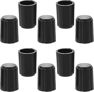 10pcs Plastic Electric Guitar Volume Control Potentiometer Knob Caps for Bass Guitar Replacement Plastic Volume Knobs Suitable for Parts Accessories