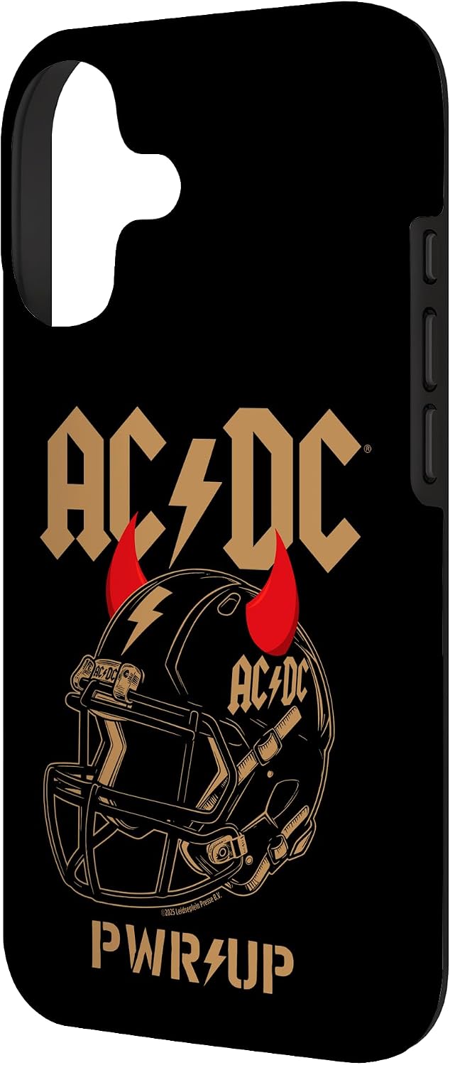 AC/DC are You Ready PWR UP Football Helmet 2025 Tour Case for iPhone 17