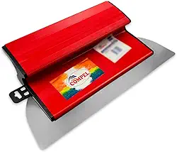 Desempenadeira Massa Corrida Pintor Berox Aço Inox Lisa 25cm Compel Flexível Profissional