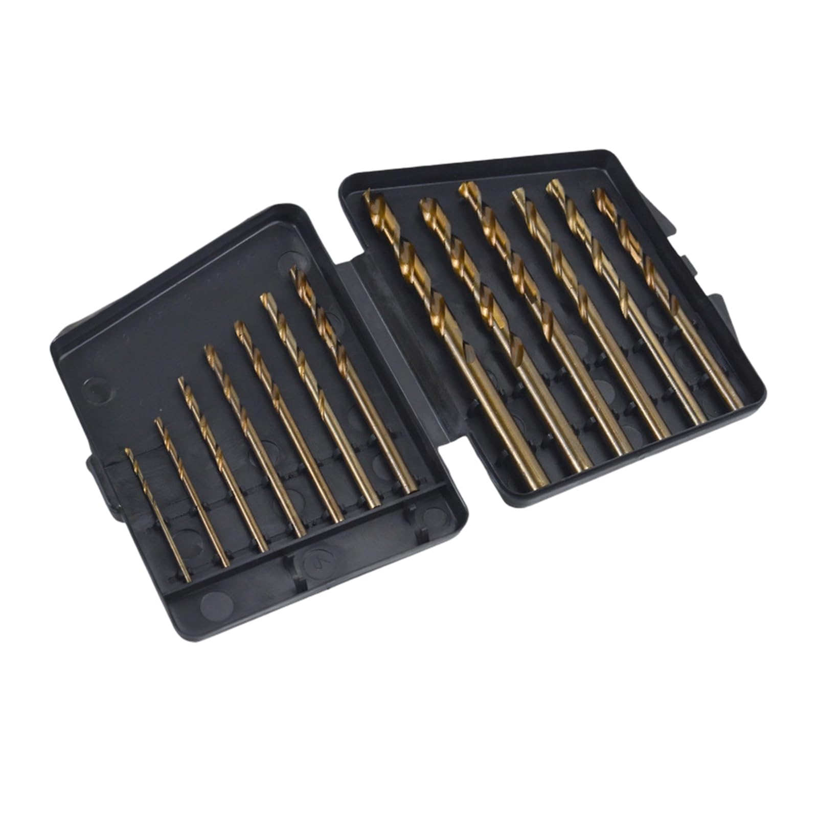 Kaccde 13 Pack Heat Treated Twist Drill Bit Set Woodworking Bore Bit For Woodworking And Projects With Metal Construction Versatile Drilling Tool