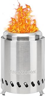 12 Backyard Fire Pit Ideas for Cozy Nights and Gatherings 9 COOZOOM Portable Table Top Fire Pit with Stand, 5.5