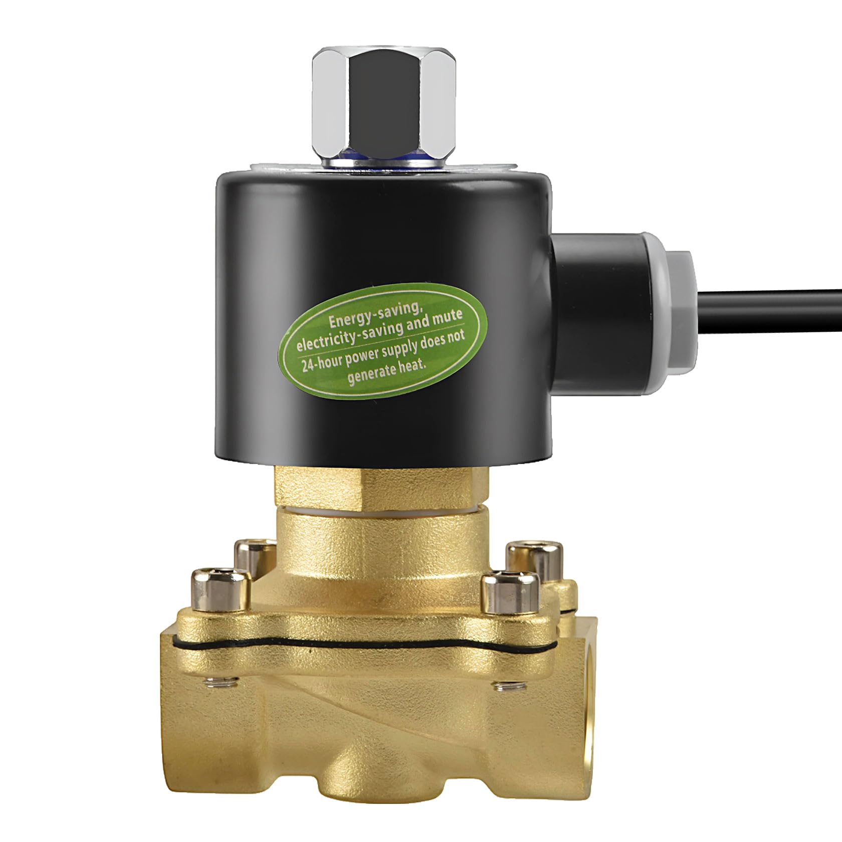 Heschen ottone elettrico elettrovalvola, 2W-160-15KJ, PT1/2'', AC220V, diretto azione acqua aria gas, normalmente aperta, valvola di ricambio