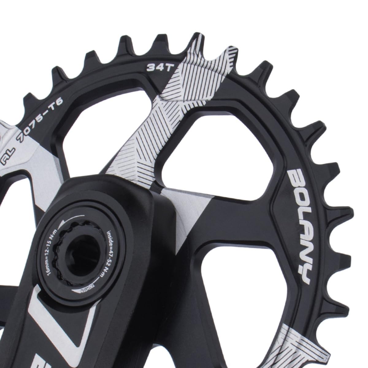 Mountain Bici Bicicletta Guarnitura170mm Integrate Cave Set di Pedivelle 34T Singolo Ingranaggio Guarniture for 8/9/10/11/12 velocità con BB
