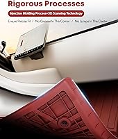 Vista 5 de YHTAUTO Alfombrillas de Piso de Coche de Ajuste Personalizado Rojo Claro para Tesla Model Y 2025-2020 (5 Asientos) No para Juniper, 1ra y 2da Fila