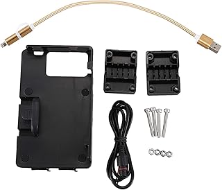 TOOGOO Handy USB Navigations Halterung, Motorrad USB Lade Halterung für R1200Gs F800Gs ADV F700Gs R1250Gs Crf 1000L F850Gs...
