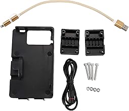 TOOGOO Handy USB Navigations Halterung, Motorrad USB Lade Halterung für R1200Gs F800Gs ADV F700Gs R1250Gs Crf 1000L F850Gs...