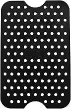 Reusable Air Fryer Liners Silicone for Ninja Foodi DZ401 DZ201C DZ201, Airfryer Liners Air Fryer Accessories, Air Fryer Silicone Liner Replacement of Parchment Paper Liners Double Basket Mats (Black)