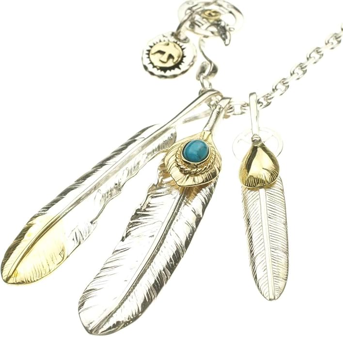 S*A様 フェザーモチーフ ネックレス シルバー925製品 ゴローズ風 値下げ交 Amazon.co.jp: ゴローズ 刻印ネックレス ゴローズ 風フェザー