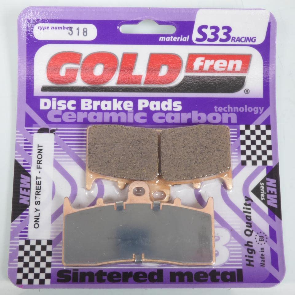 Plaquette de frein Gold Fren BMW 1200 K R pour rouler serein en voyage et en virée montagne